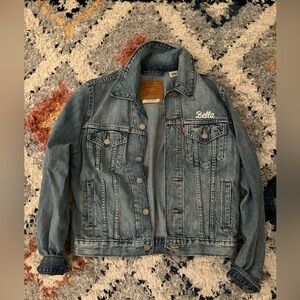 custom levis jean jacket